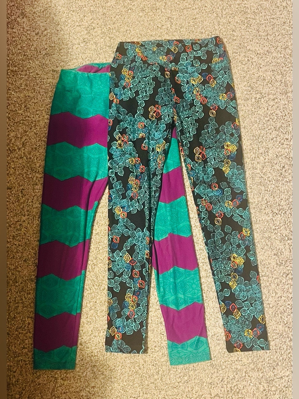 EUC LuLaRoe Leggings (2 Pairs) ~ One Size